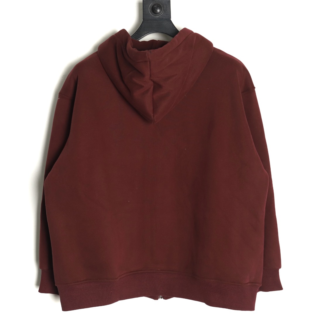 Miu Miu embroidered logo velvet zip-up jacket