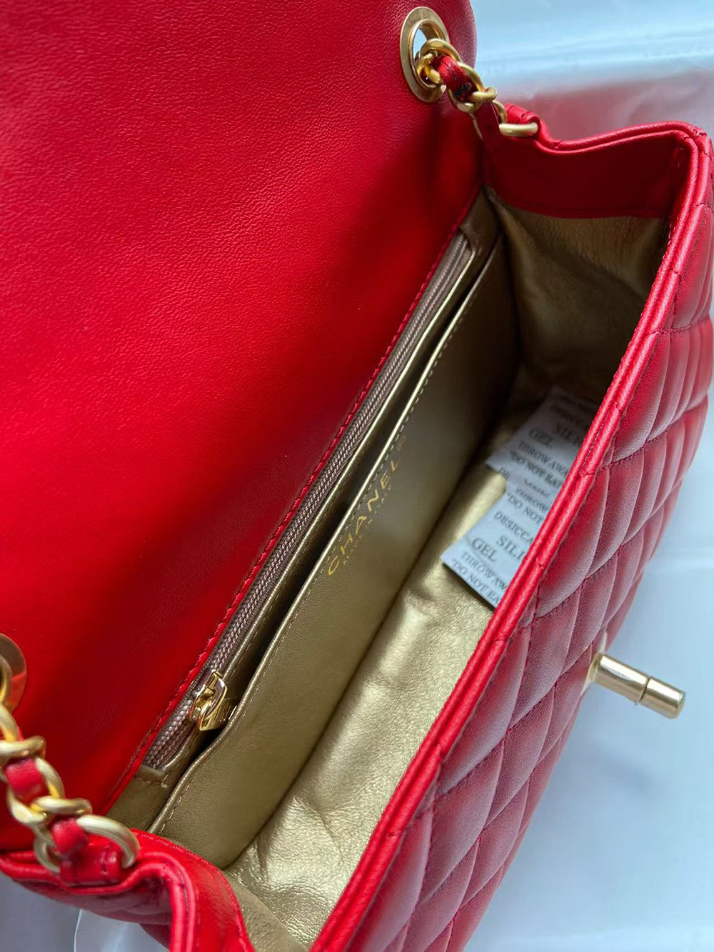 Ch*el flap shoulder bags as1787 13*19.5*6cm