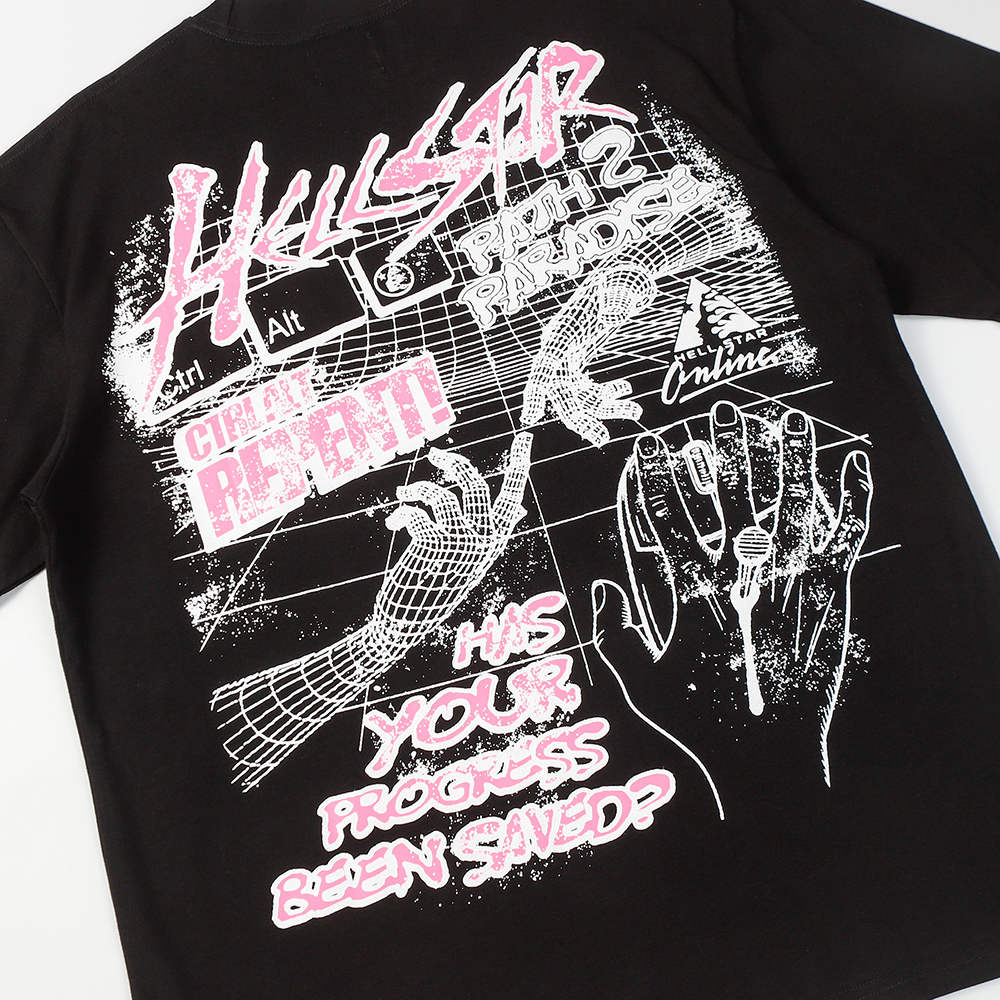 Hell Star Print Long Sleeve T-shirt