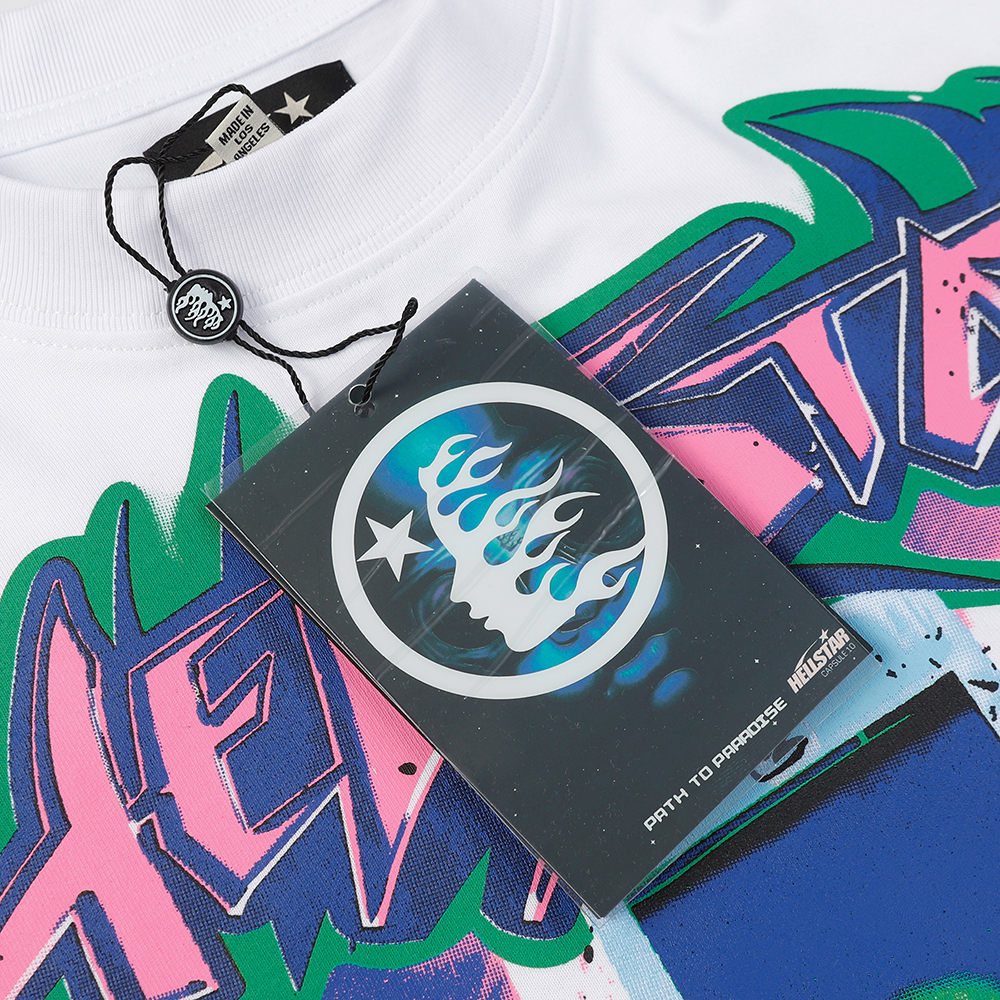 Hell Star Print Long Sleeve T-shirt