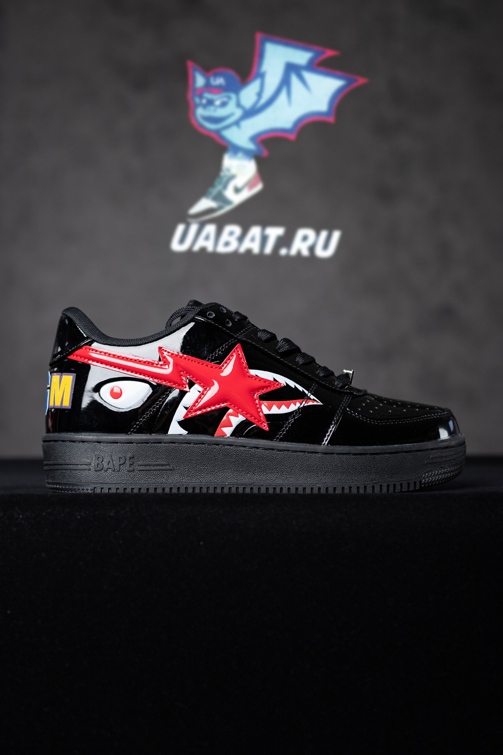 BAPE Shark Bape Sta Low Black