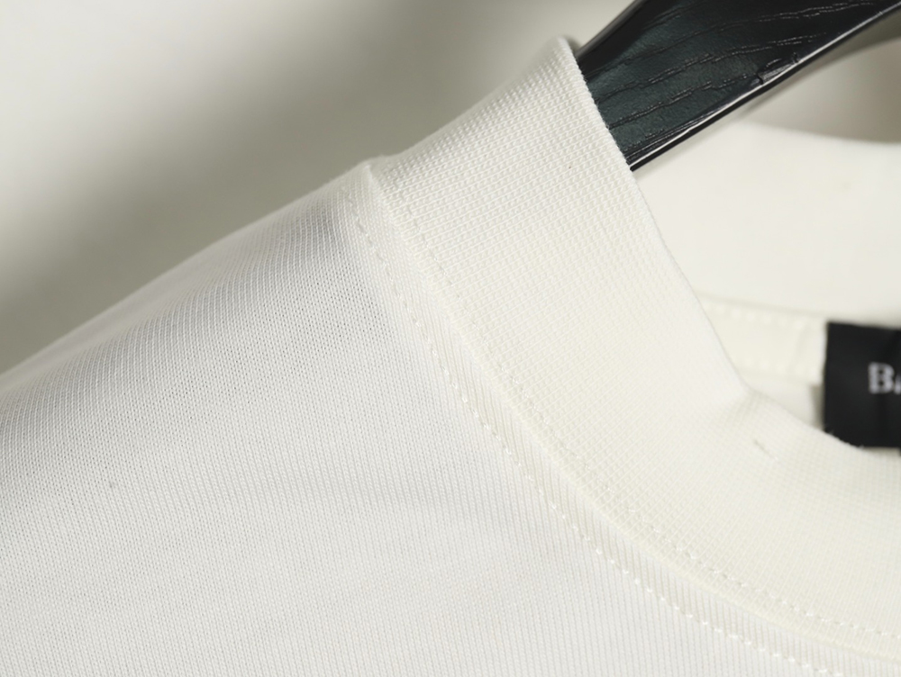 Ba*len*cia*ga small r logo print short sleeve t-shirt