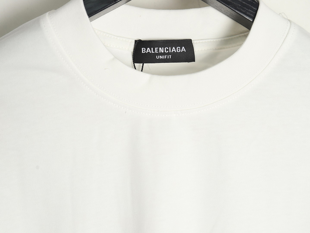 Ba*len*cia*ga small r logo print short sleeve t-shirt