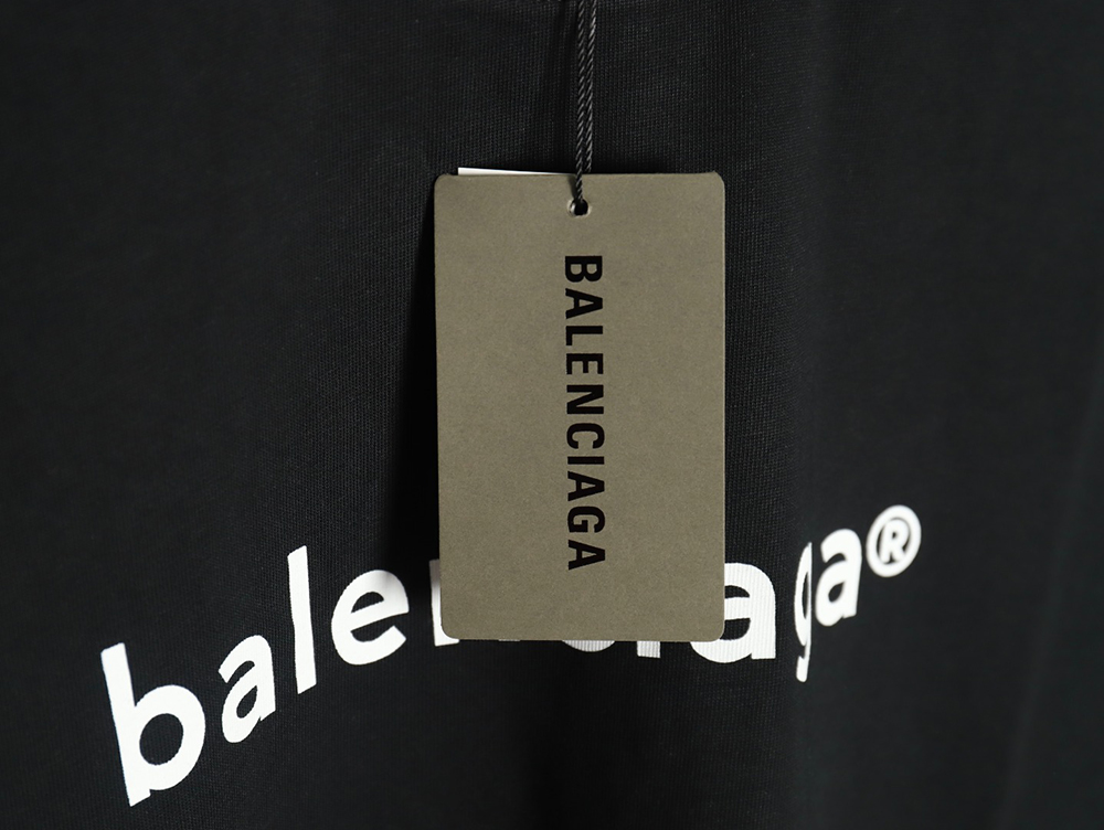 Ba*len*cia*ga small r logo print short sleeve t-shirt tsk1