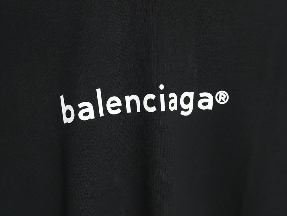 Ba*len*cia*ga small r logo print short sleeve t-shirt tsk1