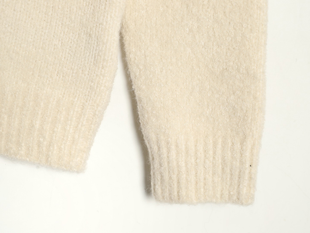 l0*is V*t0n monogram intarsia knitted crew neck sweater