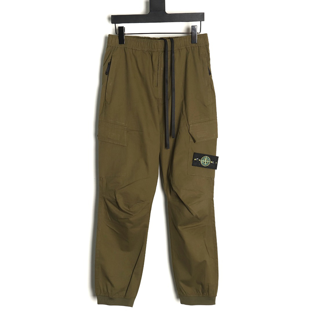 Stone Island Compass patch multi-pocket cargo trousers TSK1