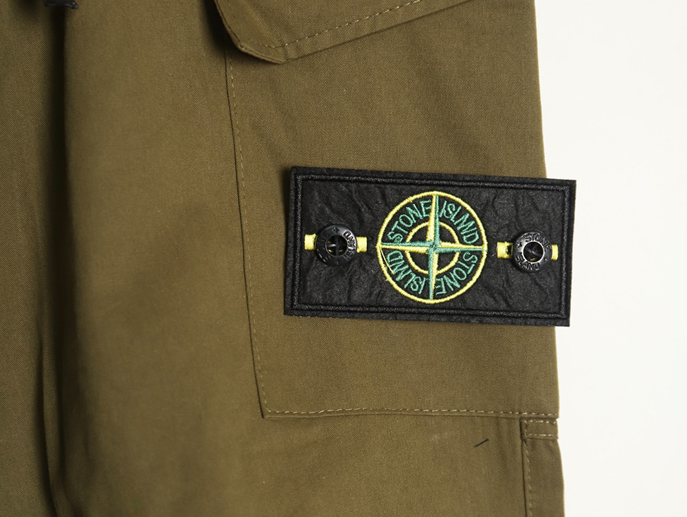 Stone Island Compass patch multi-pocket cargo trousers TSK1