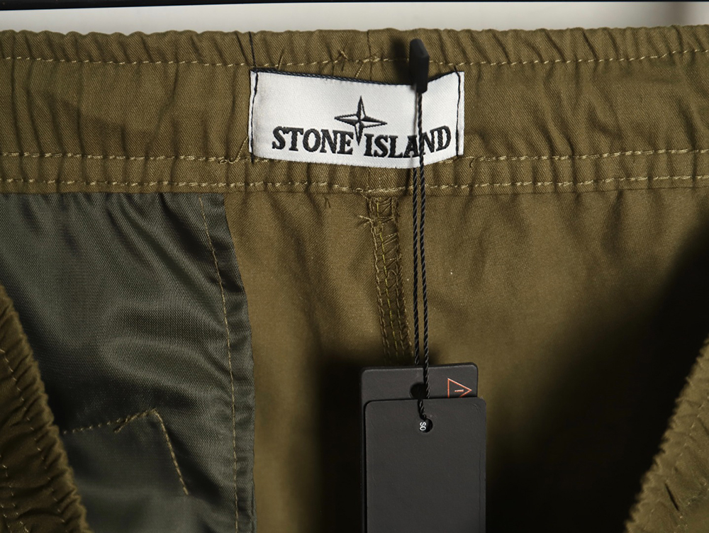 Stone Island Compass patch multi-pocket cargo trousers TSK1