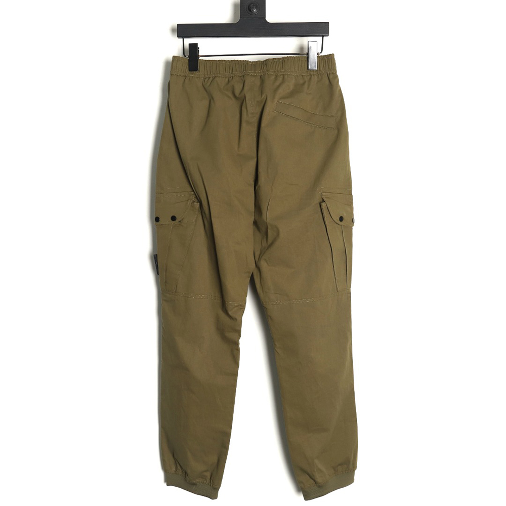 Stone Island Compass patch multi-pocket cargo trousers TSK1