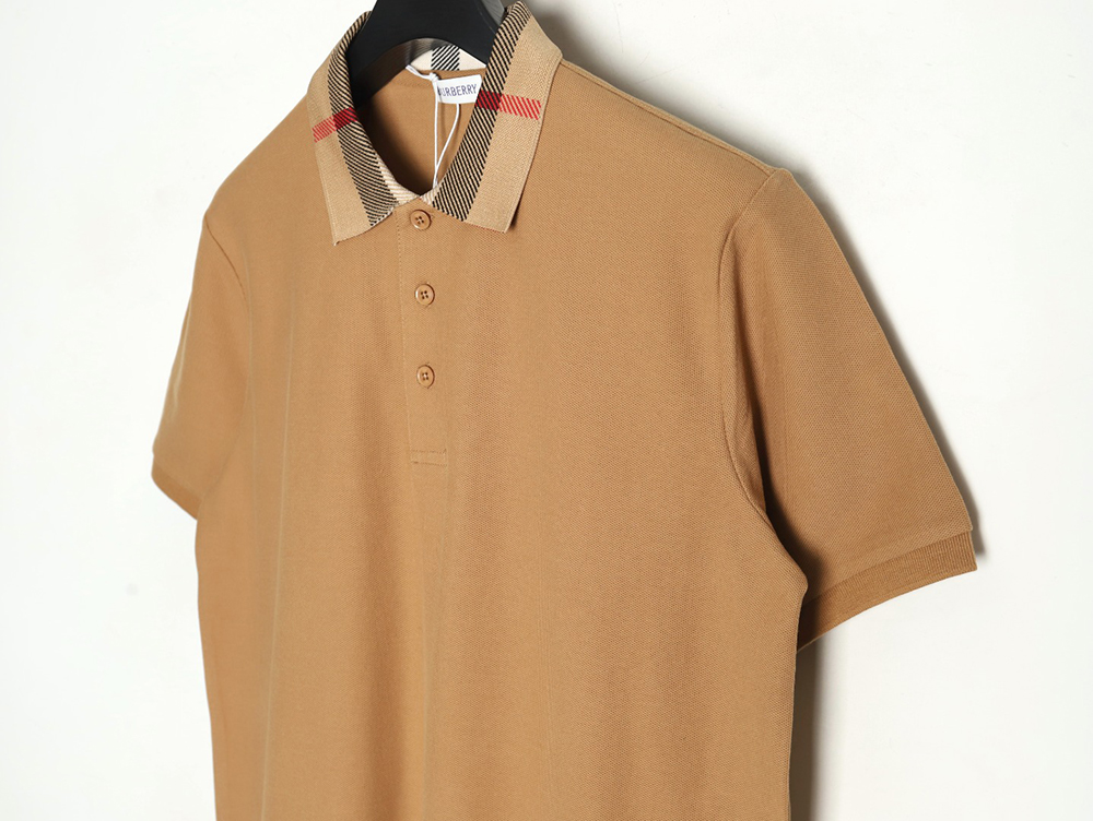 B**rry classic collar check short sleeve polo shirt