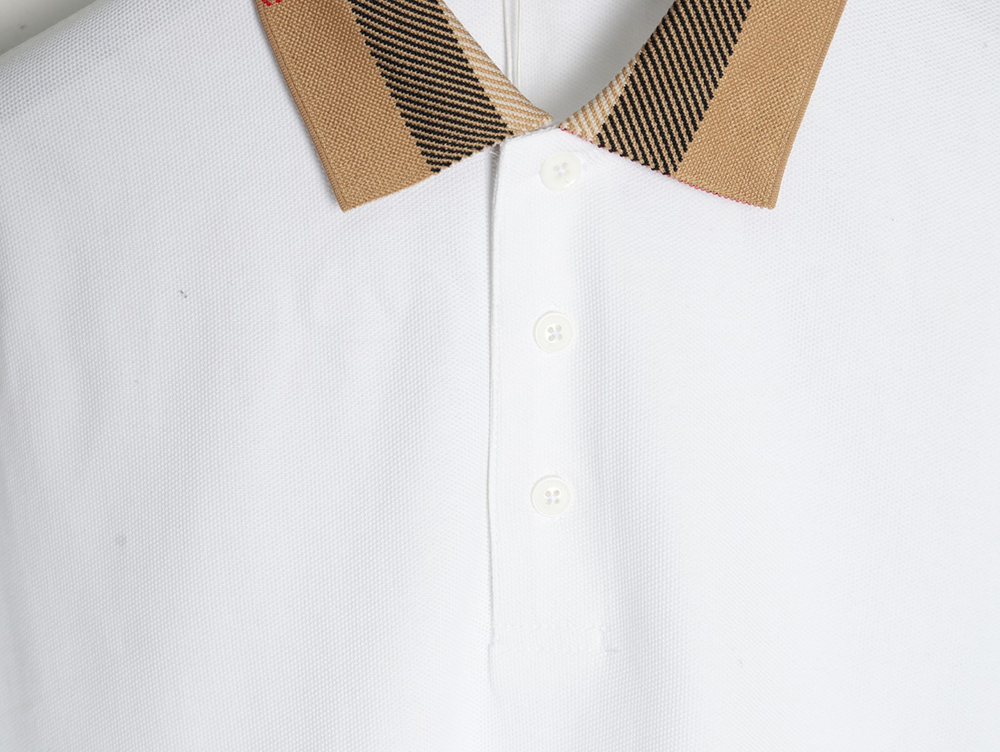 B**rry classic collar check short sleeve polo shirt tsk2