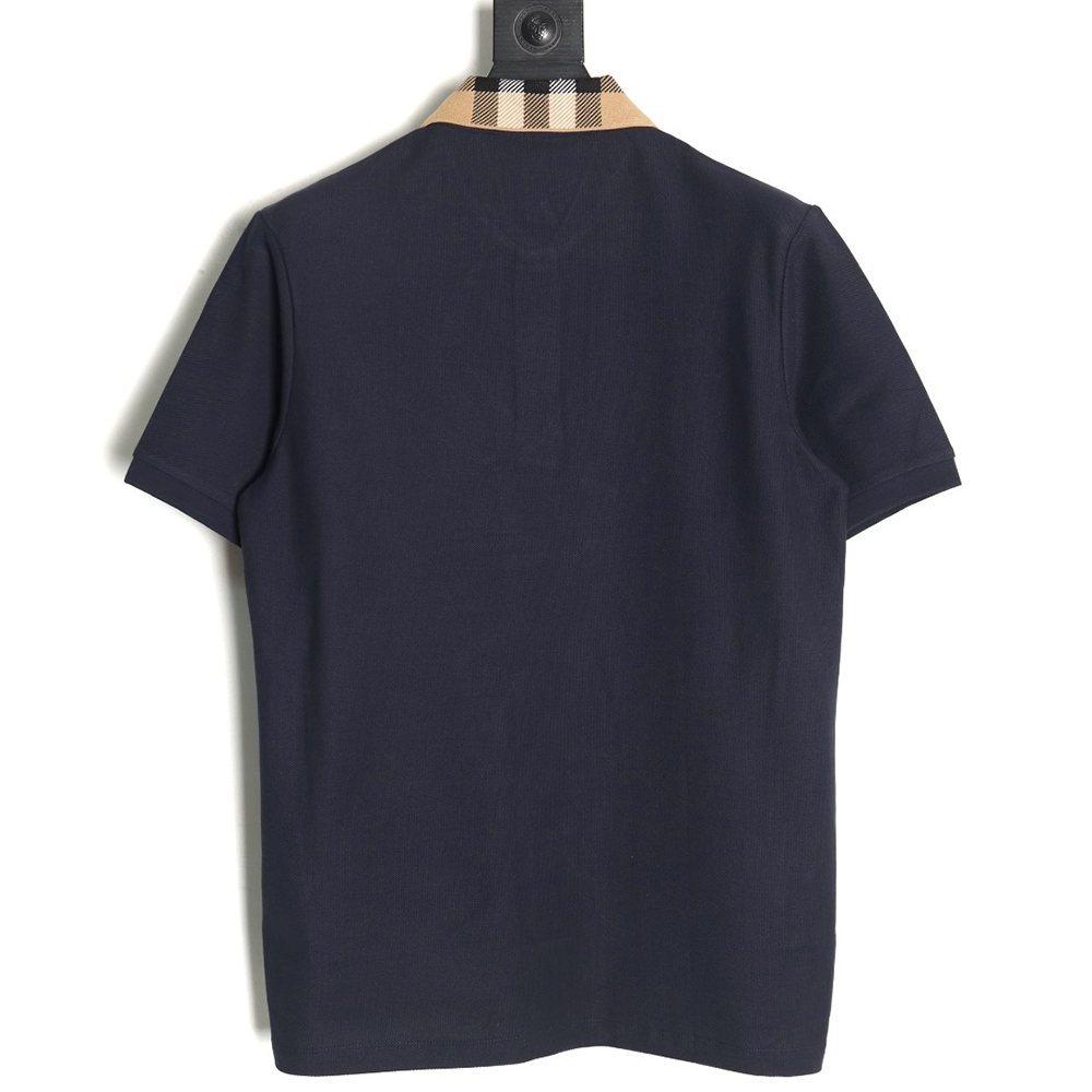 B**rry classic collar check short sleeve polo shirt tsk3