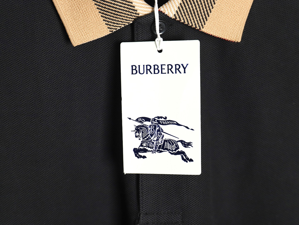 B**rry classic collar check short sleeve polo shirt tsk4