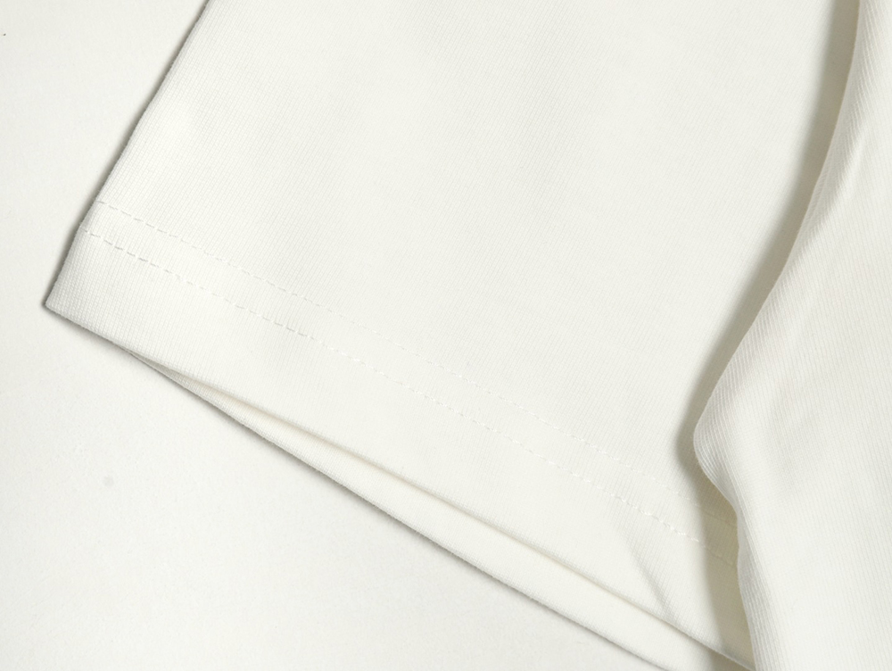 Ba*len*cia*ga lettering embroidered logo short sleeve t-shirt