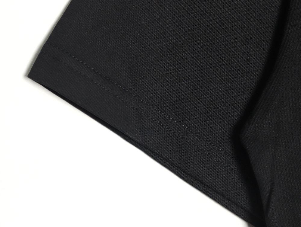 Ba*len*cia*ga lettering embroidered logo short sleeve t-shirt tsk1