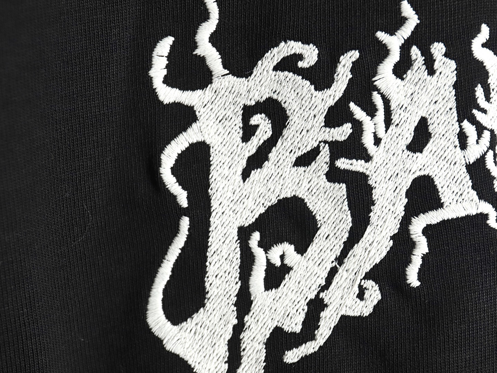 Ba*len*cia*ga lettering embroidered logo short sleeve t-shirt tsk1