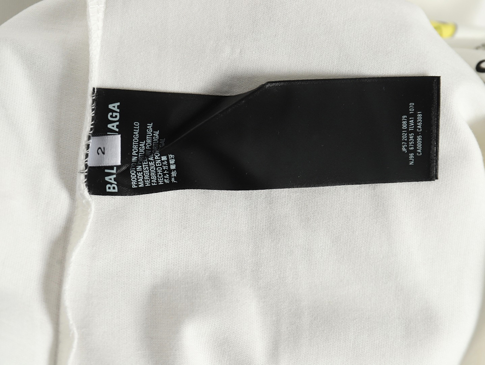 Ba*len*cia*ga emoji print short-sleeved t-shirt