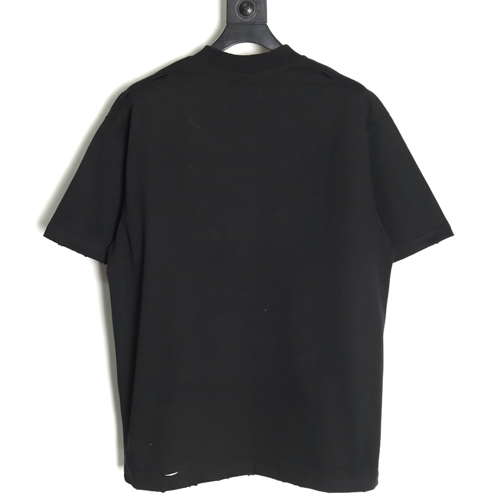 Ba*len*cia*ga emoji print short-sleeved t-shirt tsk1