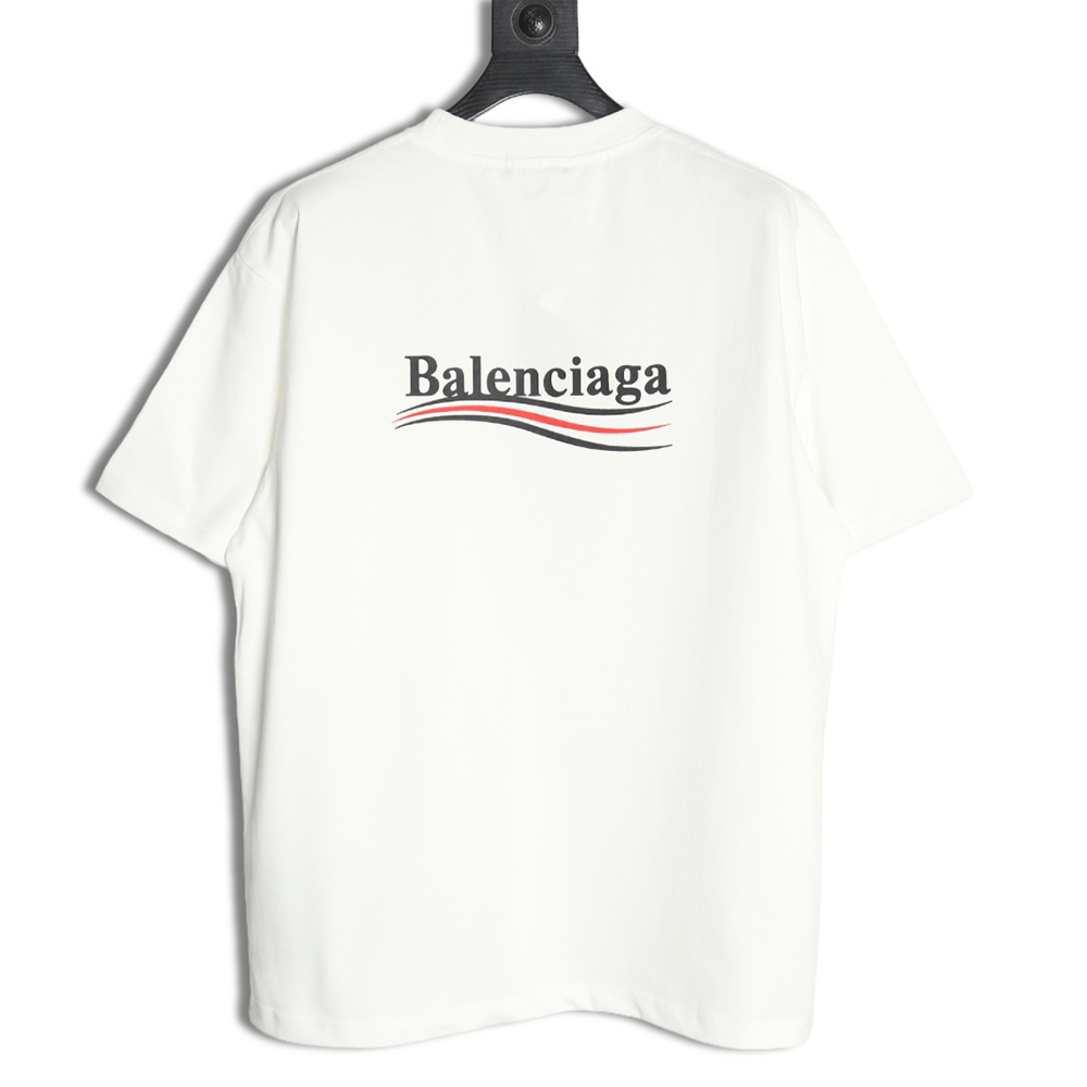 Ba*len*cia*ga coke wave print short sleeves