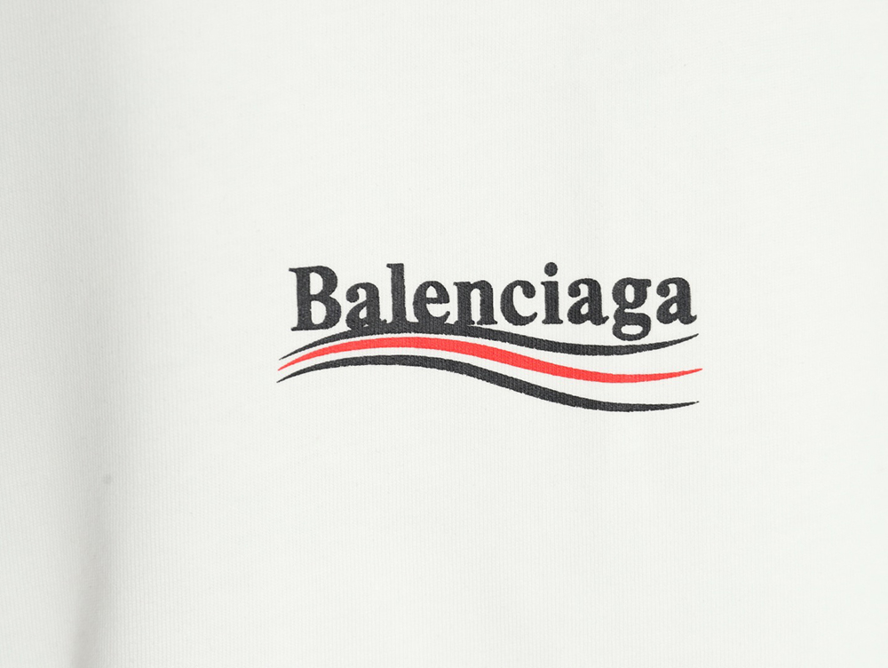 Ba*len*cia*ga coke wave print short sleeves