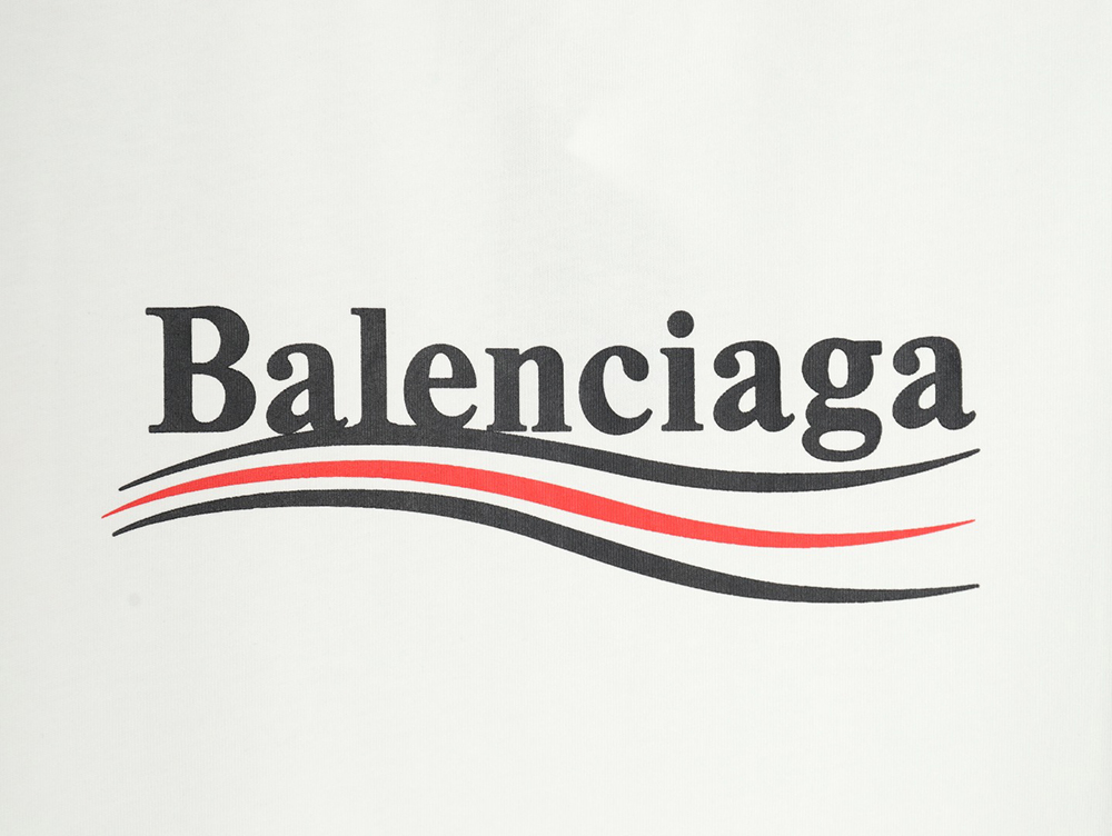 Ba*len*cia*ga coke wave print short sleeves