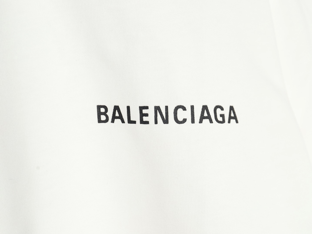 Ba*len*cia*ga letter print logo short sleeve