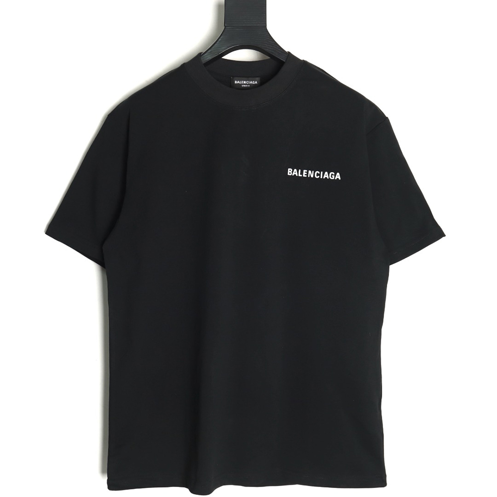 Ba*len*cia*ga letter print logo short sleeve tsk1