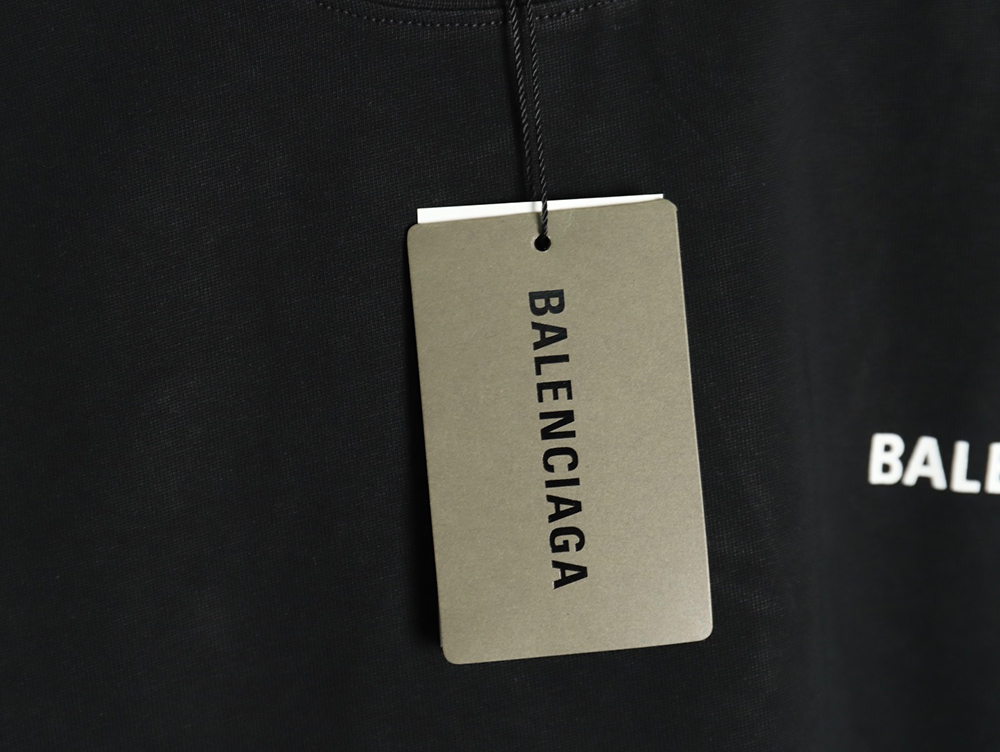 Ba*len*cia*ga letter print logo short sleeve tsk1