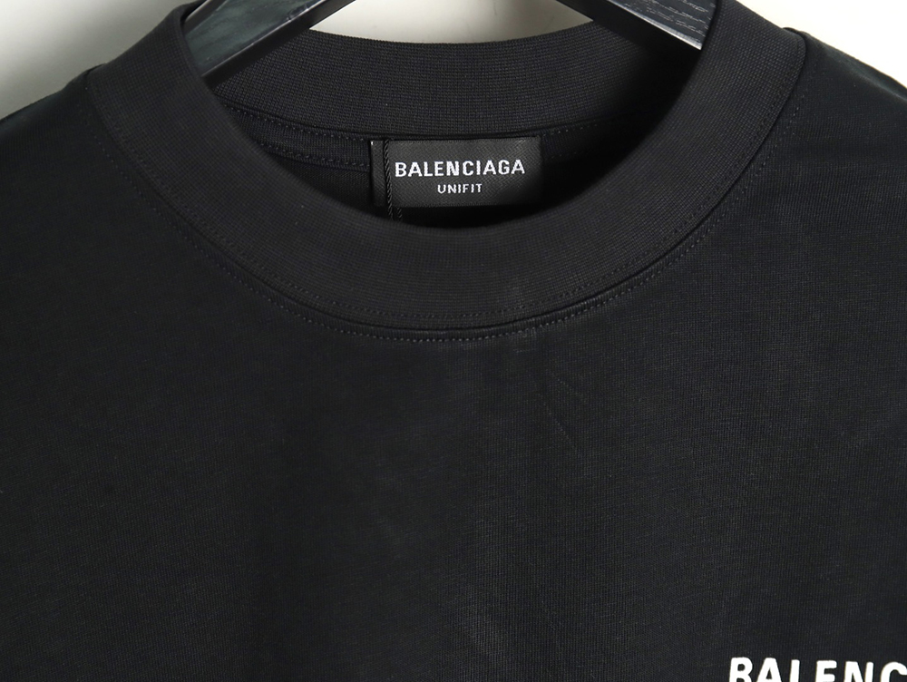 Ba*len*cia*ga letter print logo short sleeve tsk1
