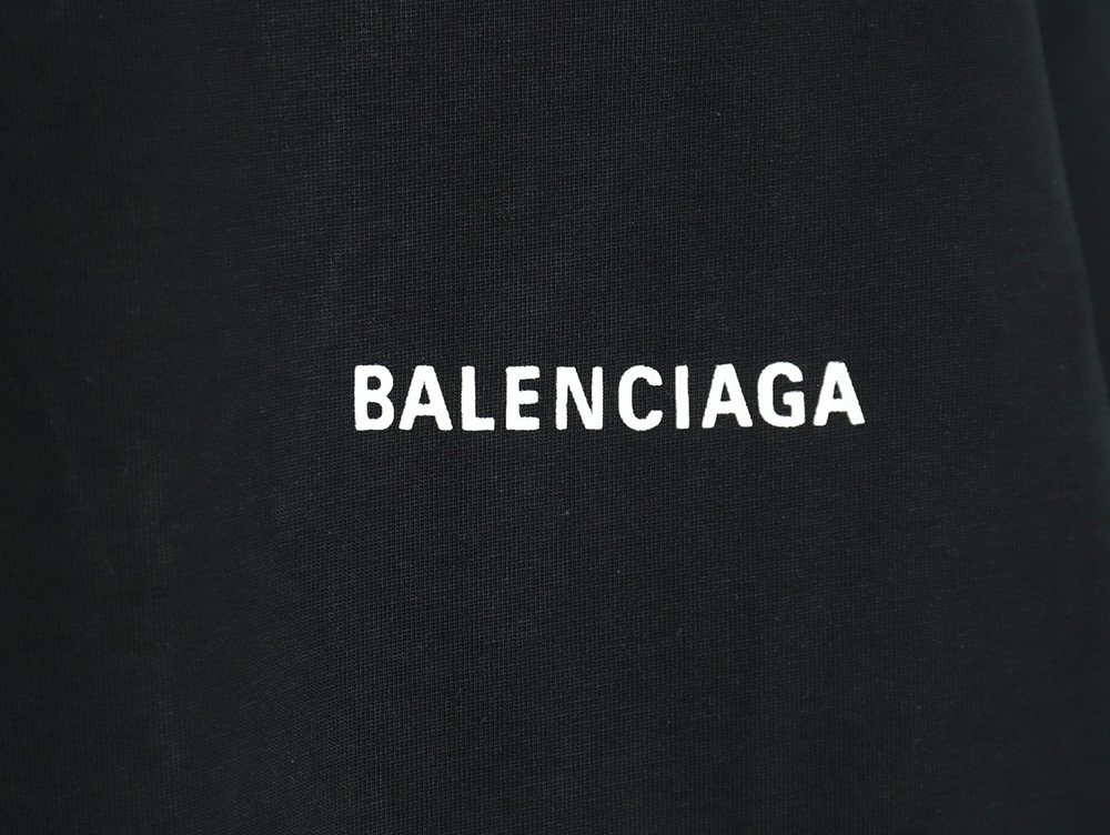 Ba*len*cia*ga letter print logo short sleeve tsk1