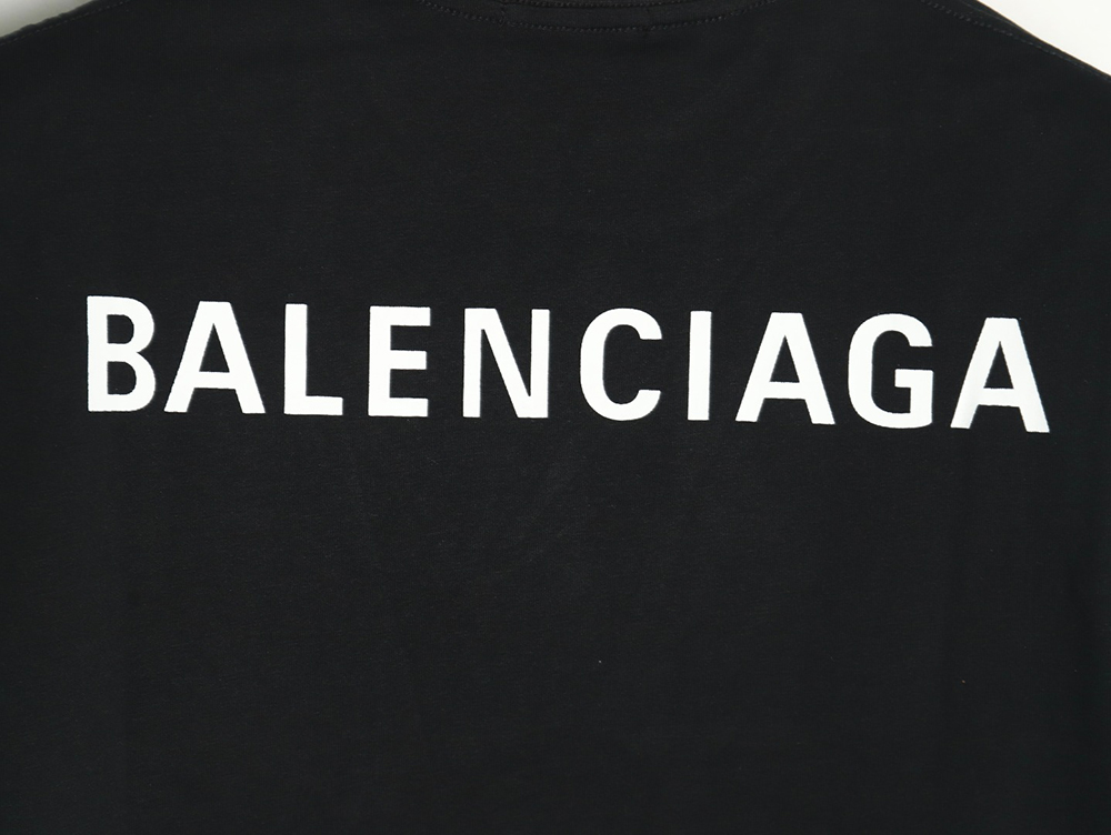 Ba*len*cia*ga letter print logo short sleeve tsk1