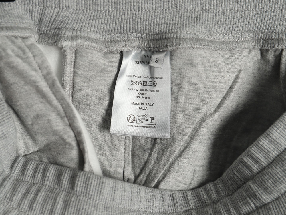 D*or round embroidery ribbon fleece trousers