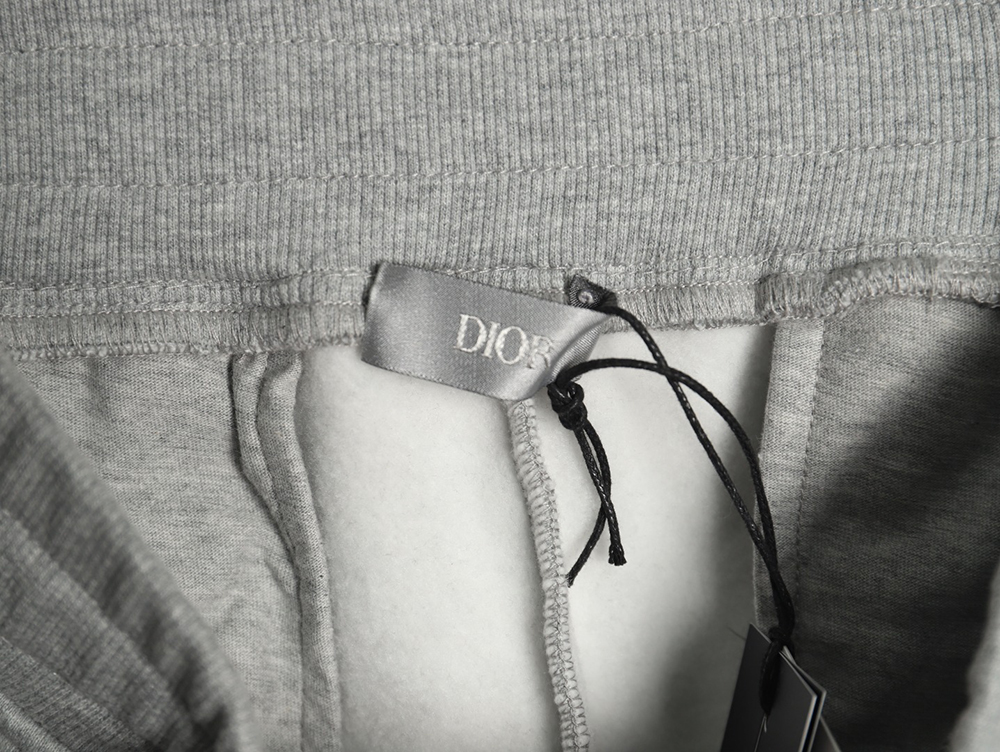 D*or round embroidery ribbon fleece trousers