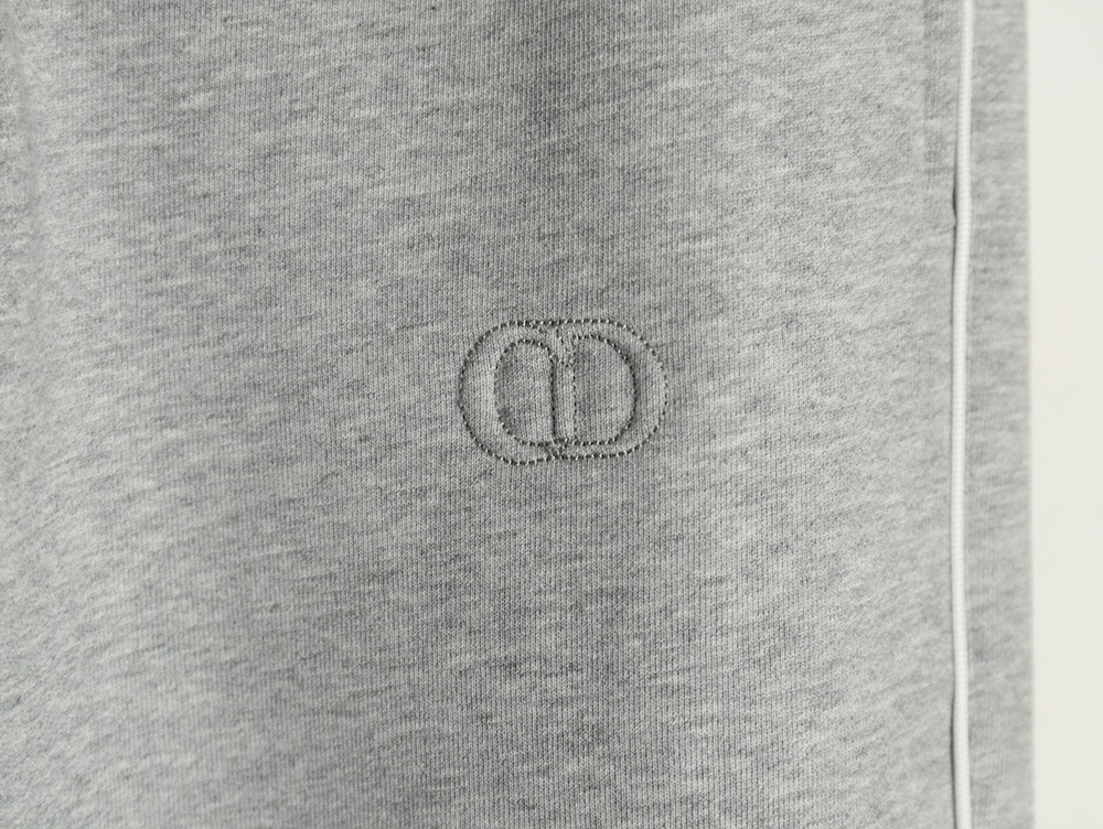 D*or round embroidery ribbon fleece trousers