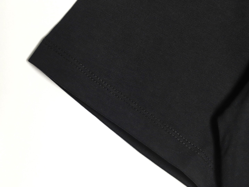 D*or & stone island co-branded embroidered logo short-sleeved t-shirt tsk1