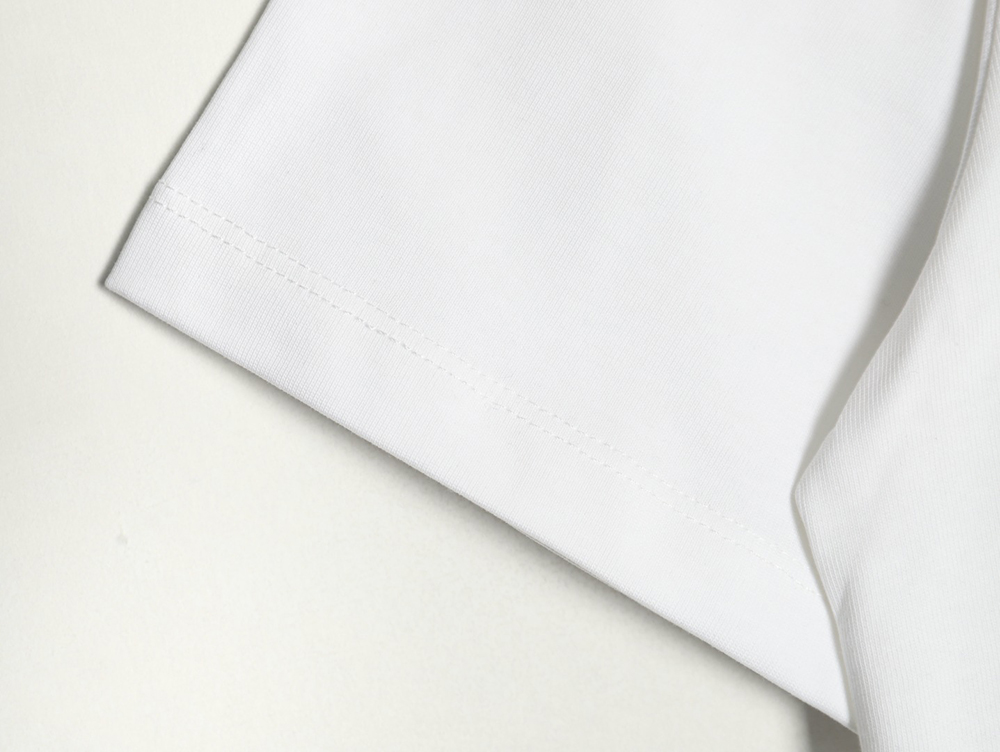 F**di colorful embroidered ff letter pattern short-sleeved t-shirt