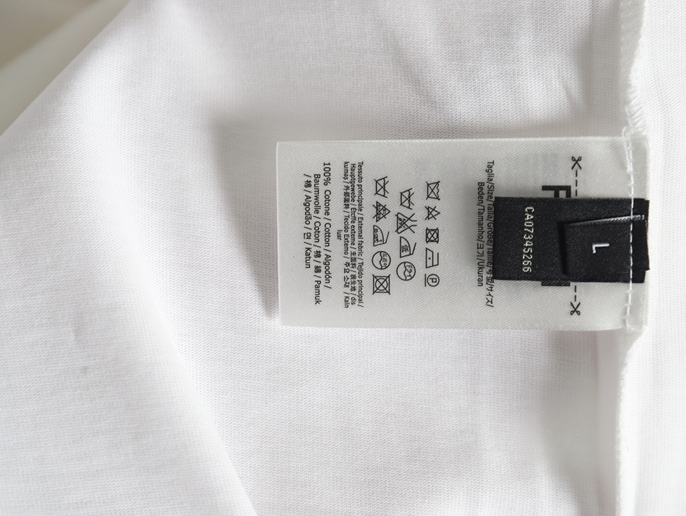 F**di colorful embroidered ff letter pattern short-sleeved t-shirt