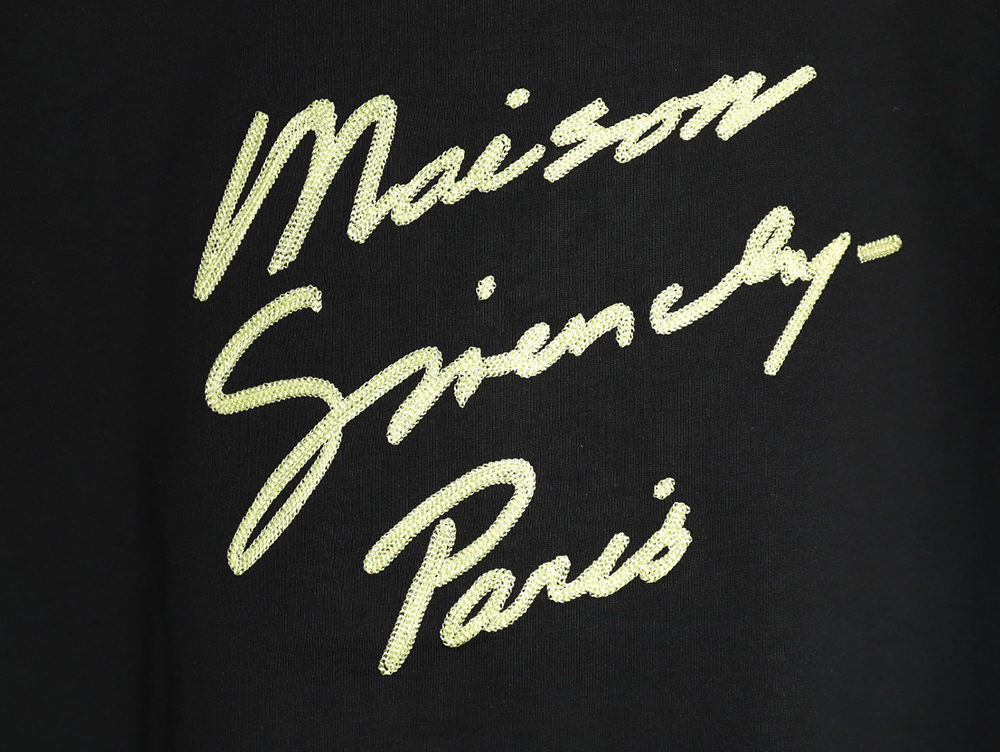 Givenchy embroidered letter logo short-sleeved T-shirt TSK1