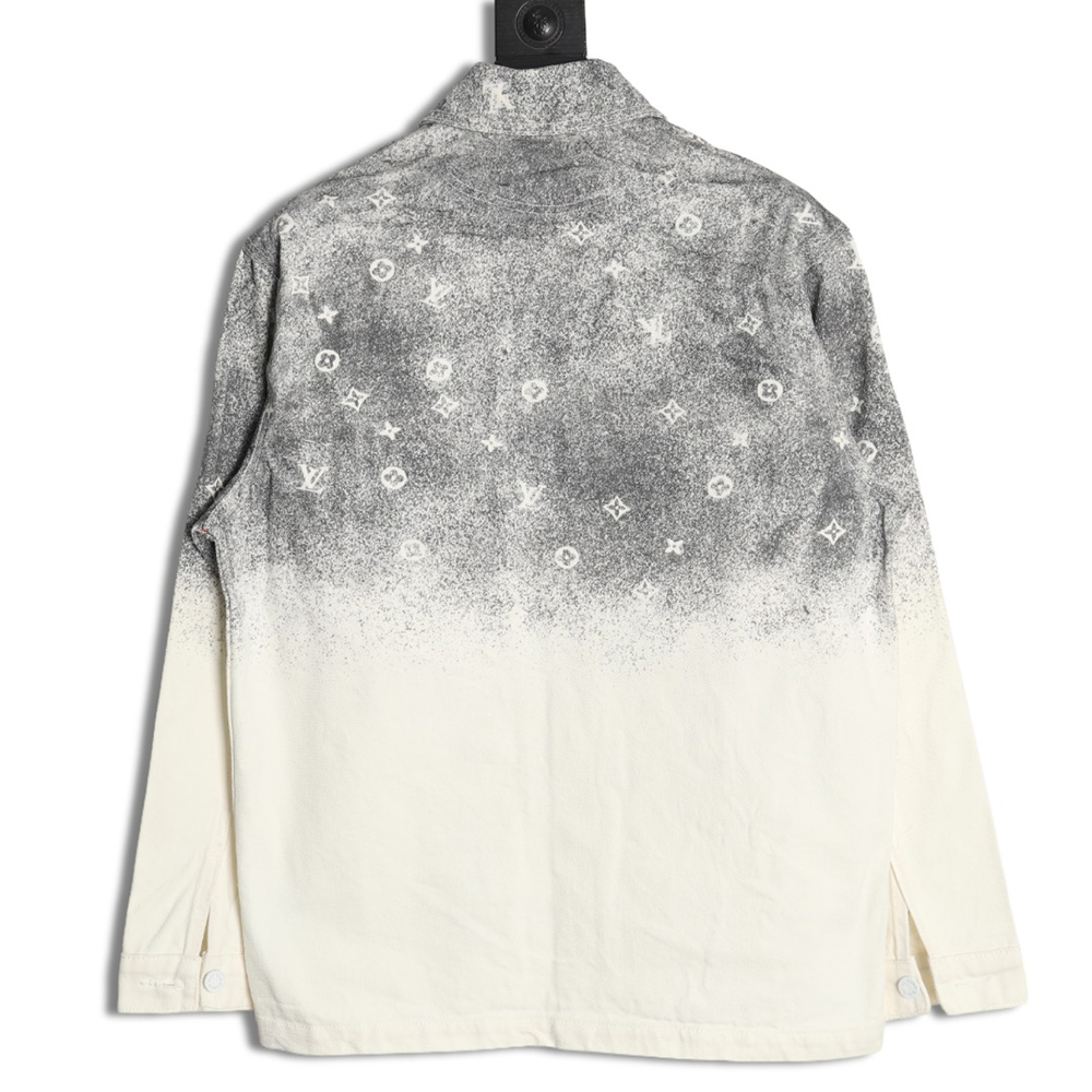 l0*is V*t0n gradient starry grey denim jacket