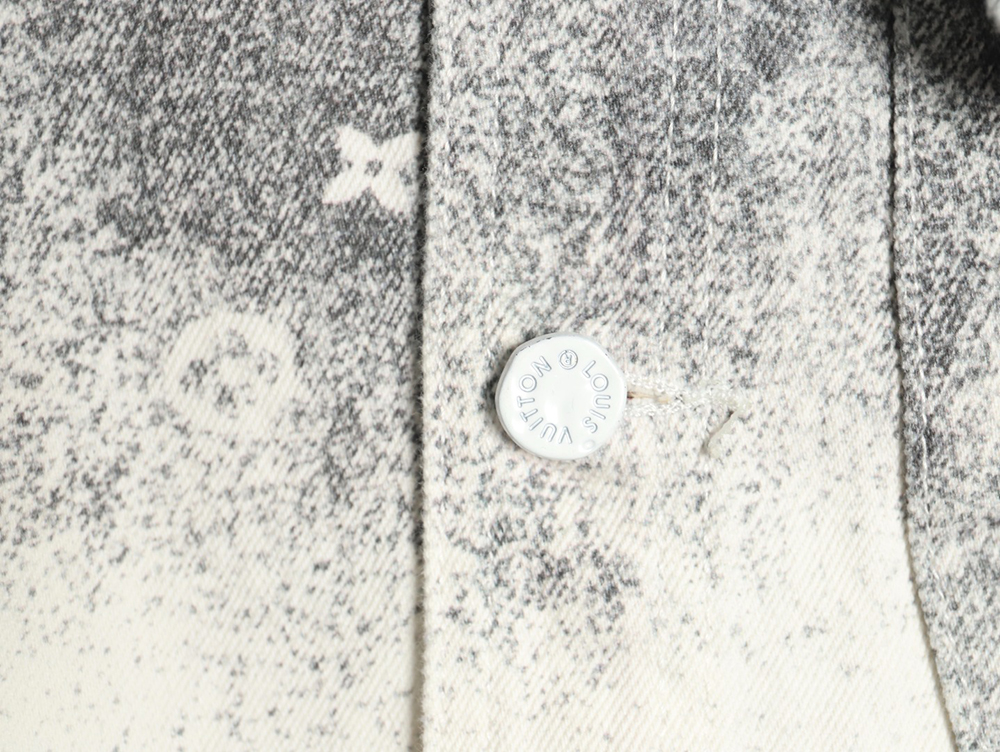 l0*is V*t0n gradient starry grey denim jacket