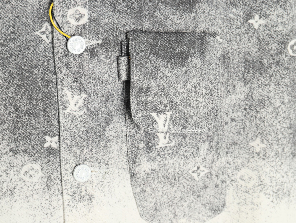 l0*is V*t0n gradient starry grey denim jacket