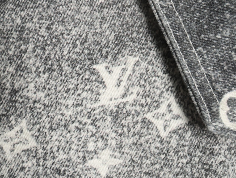 l0*is V*t0n gradient starry grey denim jacket