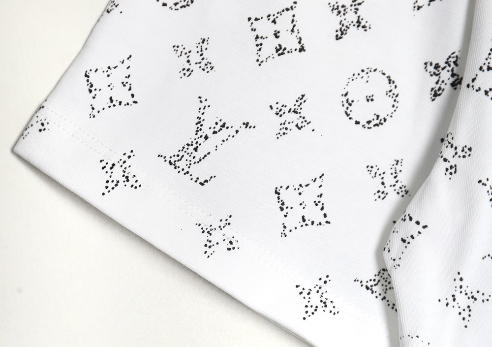 l0*is V*t0n gradient full print monogram short-sleeved t-shirt