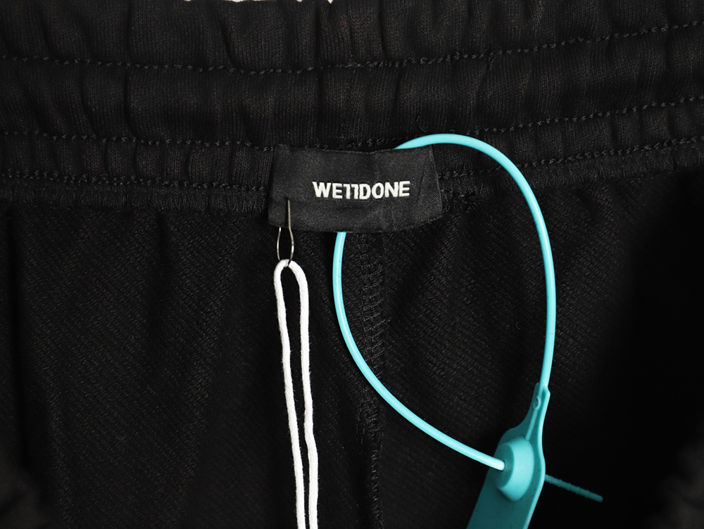 We11 Done Pearl LOGO Rhinestone Casual Pants