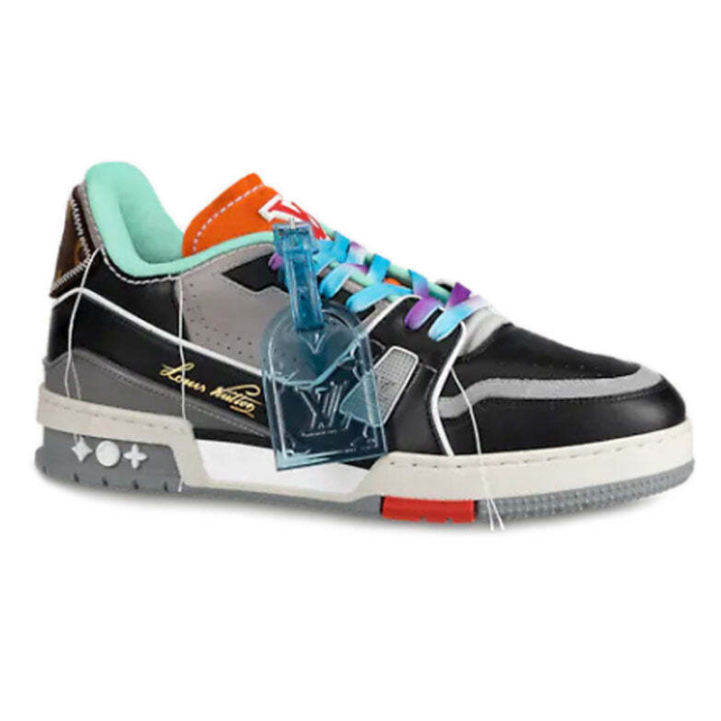 l0*is V*t0n trainers ''teal multi-color''