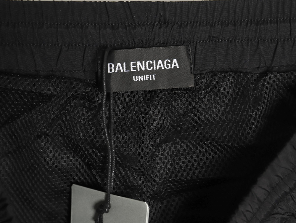 Ba*len*cia*ga double hook embroidered colorblock trousers