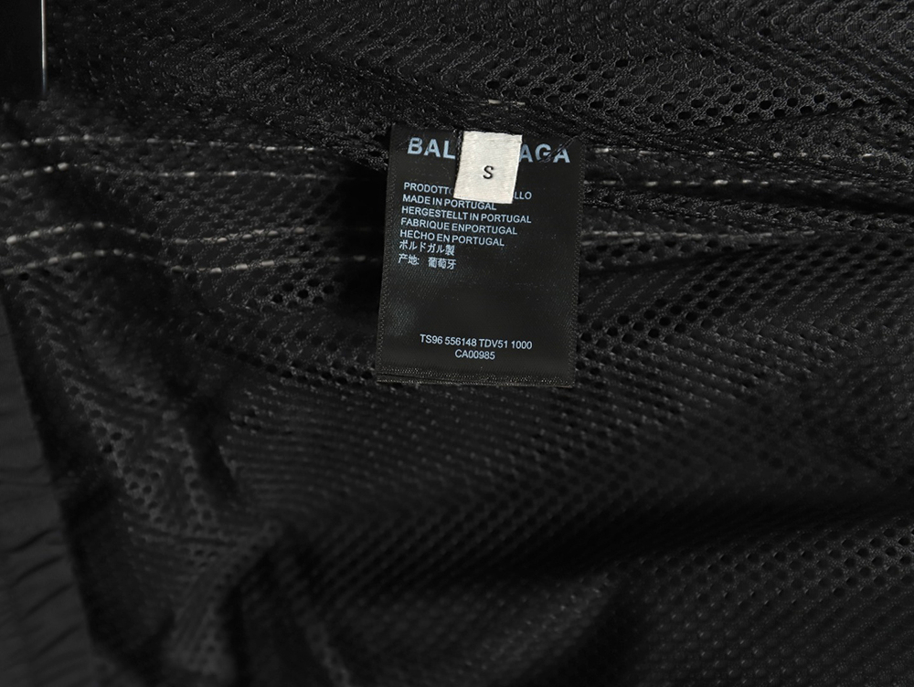 Ba*len*cia*ga double hook embroidered colorblock trousers