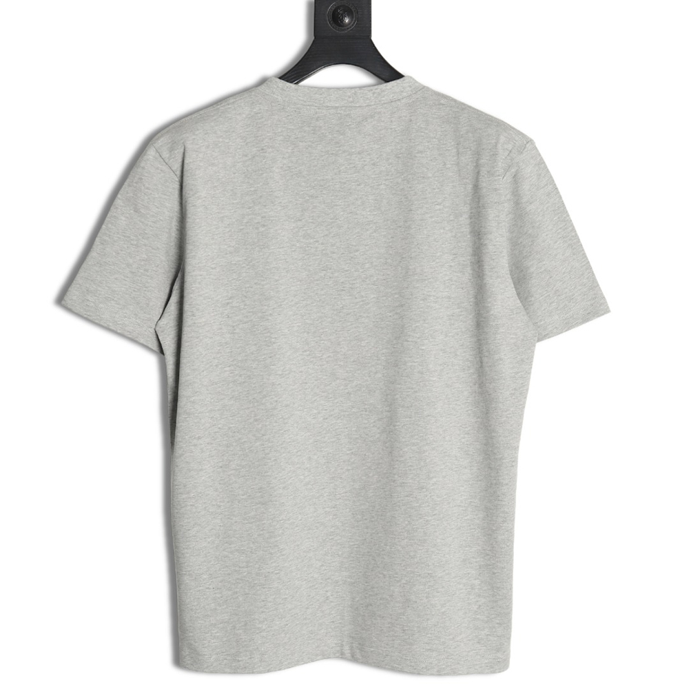 D*or cursive embroidered letters short-sleeved t-shirt tsk2