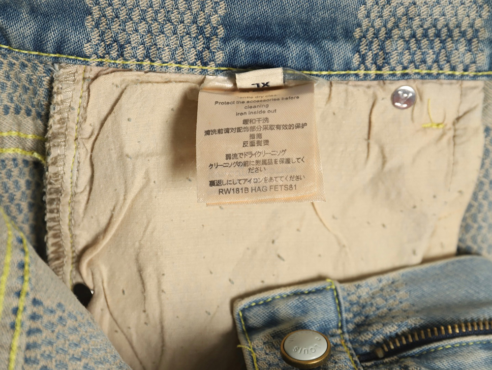 l0*is V*t0n checkerboard jeans